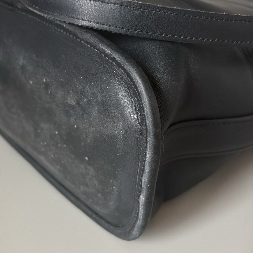 1998 Vintage COACH Tribeca Black No. 9098  Purse - Picture 7 of 16